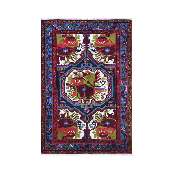 Hand Knotted Persian Area Rug > Design# CCSR66609 > Size: 4'-3" x 6'-8"
