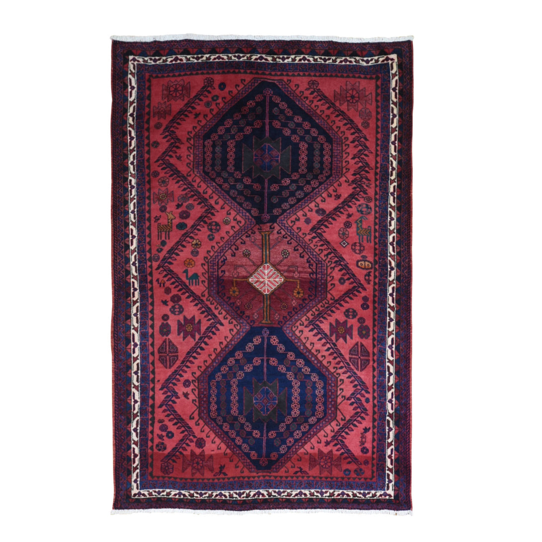 Hand Knotted Persian Area Rug > Design# CCSR66617 > Size: 5'-7" x 8'-7"