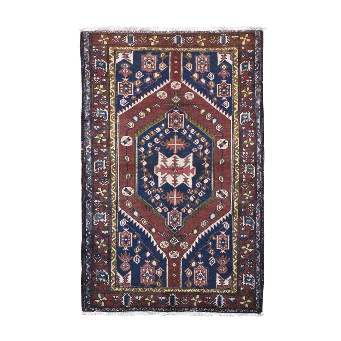 Hand Knotted Persian Area Rug > Design# CCSR66624 > Size: 4'-4" x 6'-6"