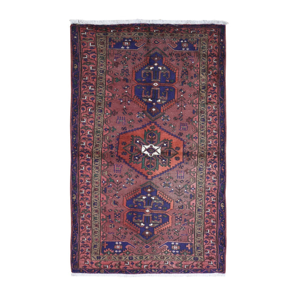 Hand Knotted Persian Area Rug > Design# CCSR66634 > Size: 4'-3" x 7'-0"