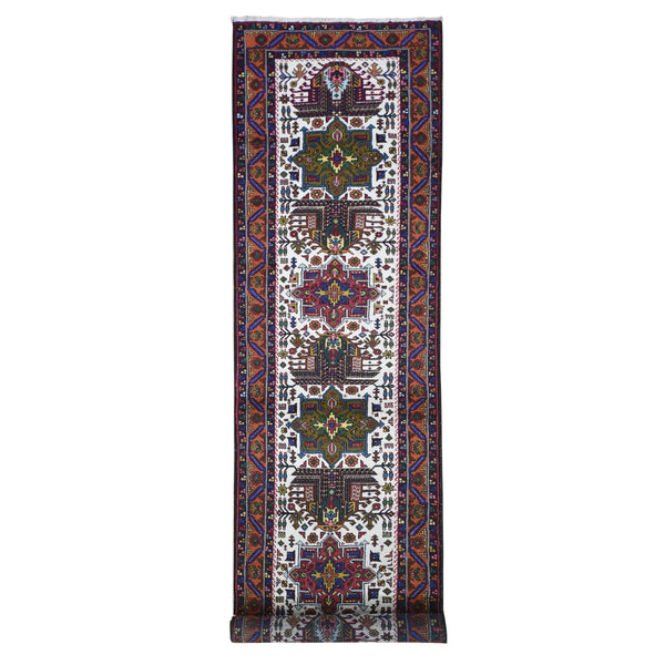 Hand Knotted Persian Runner > Design# CCSR66645 > Size: 3'-3" x 12'-2"