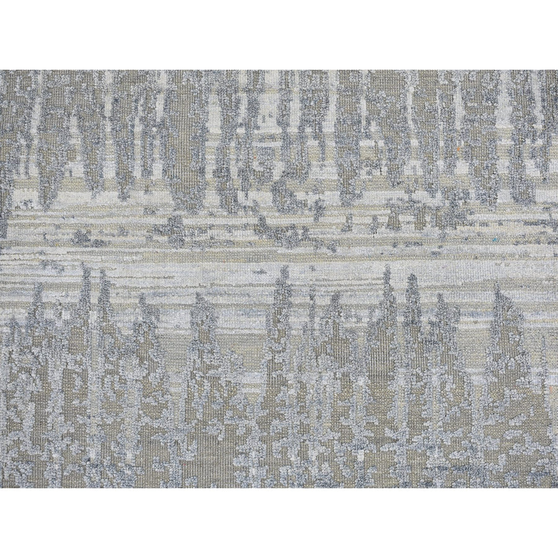 Hand Knotted Modern and Contemporary Runner > Design# CCSR66708 > Size: 4'-0" x 10'-4"