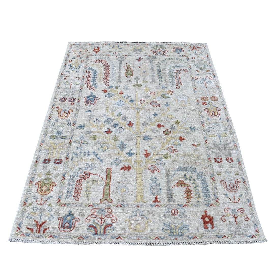 Hand Knotted Traditional Decorative Area Rug > Design# CCSR67079 > Size: 4'-1" x 6'-0"
