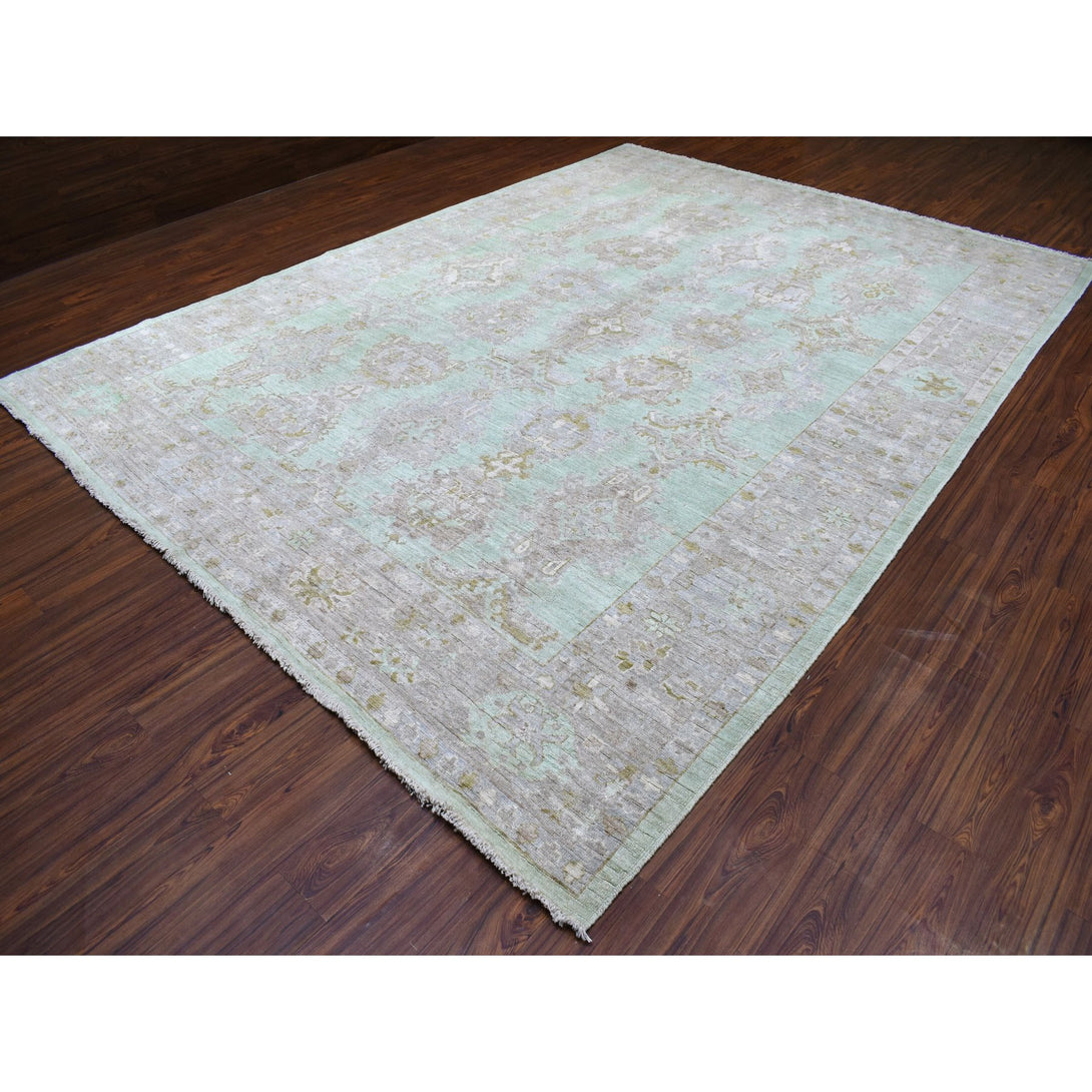 Hand Knotted Traditional Decorative Area Rug > Design# CCSR67199 > Size: 9'-9" x 13'-2"