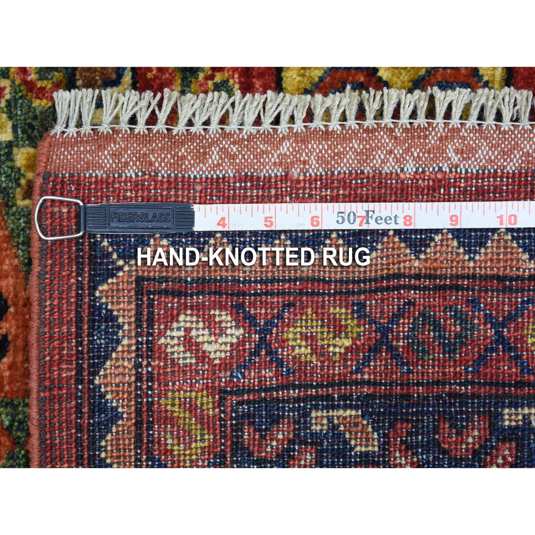 Hand Knotted Tribal Area Rug > Design# CCSR67218 > Size: 4'-0" x 5'-7"