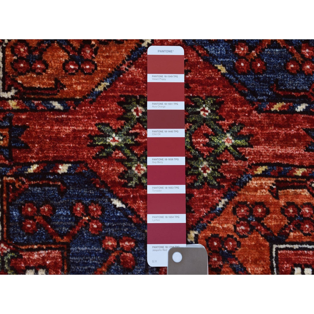 Hand Knotted Tribal Area Rug > Design# CCSR67220 > Size: 4'-0" x 6'-1"
