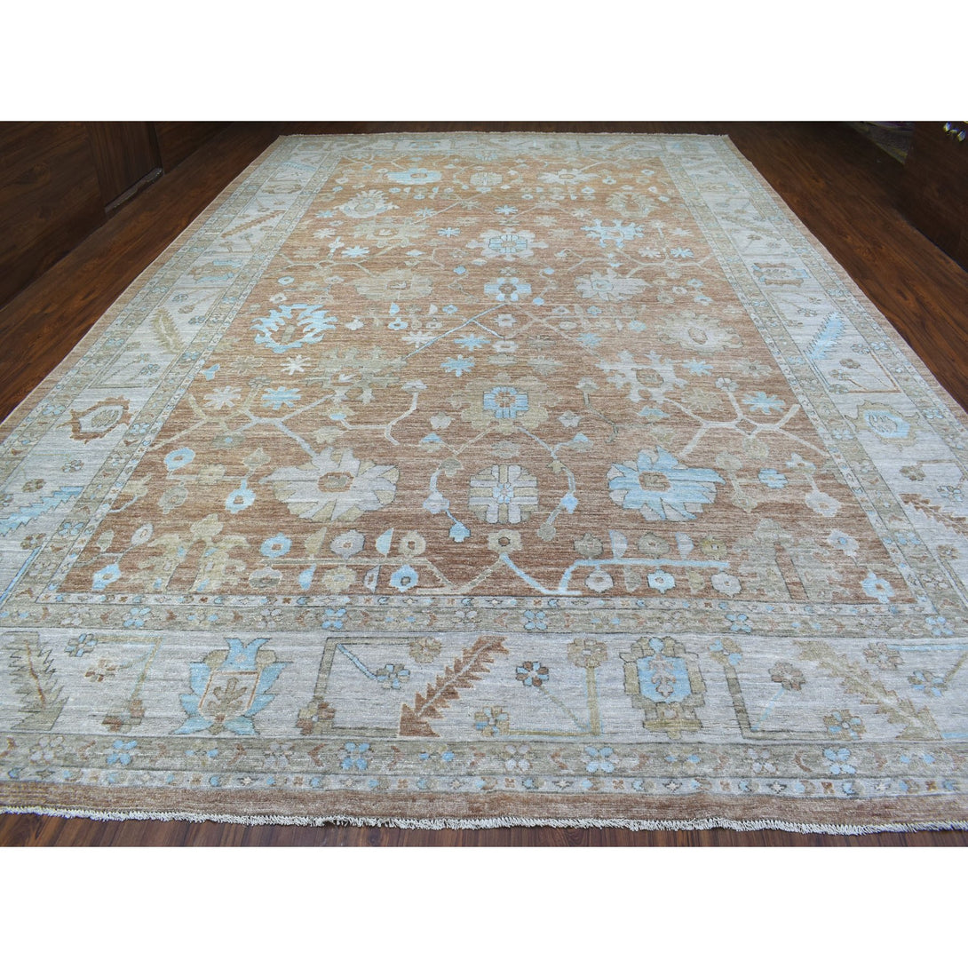 Hand Knotted Traditional Decorative Area Rug > Design# CCSR67668 > Size: 12'-1" x 18'-0"