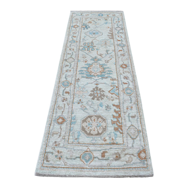 Hand Knotted Traditional Decorative Runner > Design# CCSR67771 > Size: 2'-6" x 7'-7"