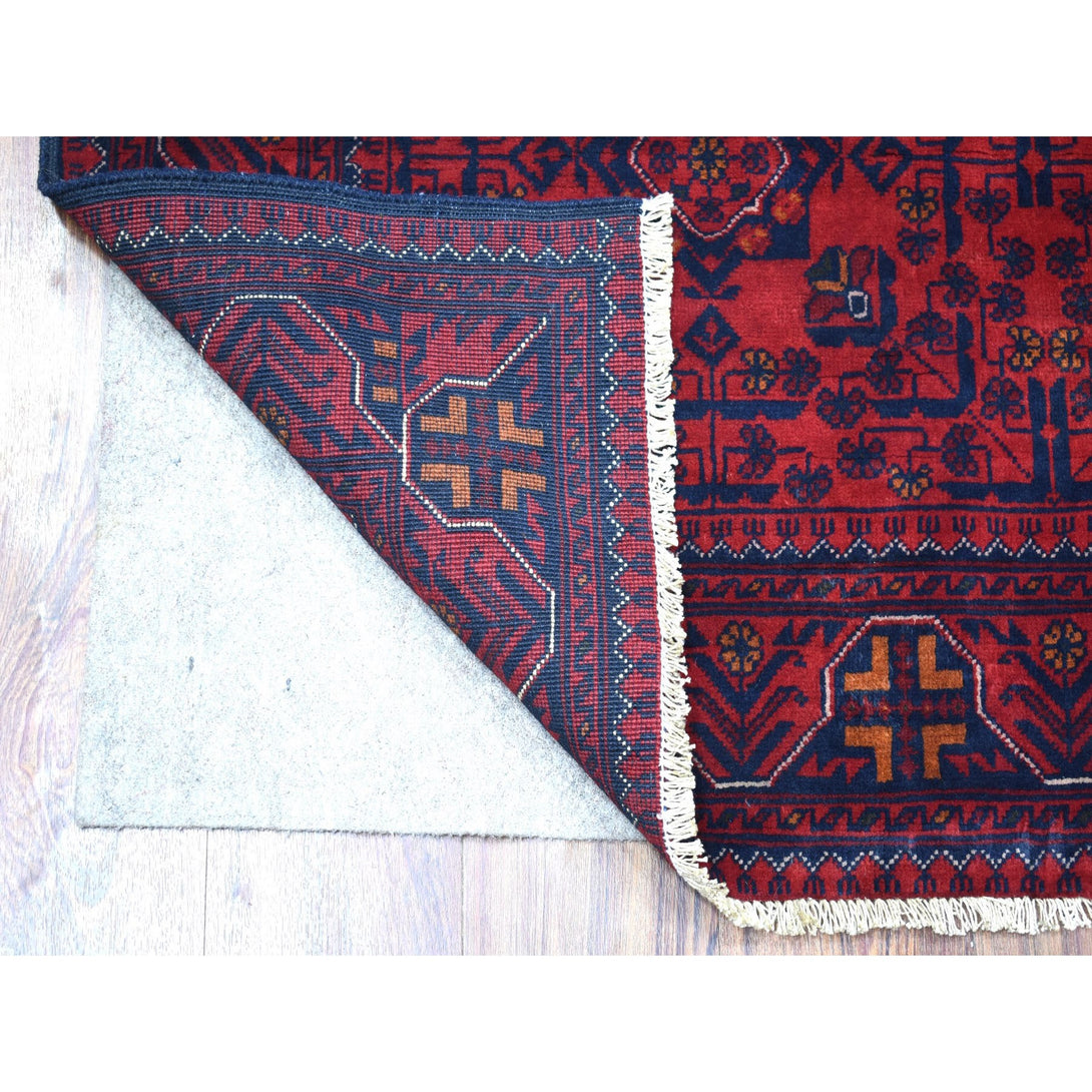 Hand Knotted Tribal Area Rug > Design# CCSR67803 > Size: 4'-2" x 6'-5"