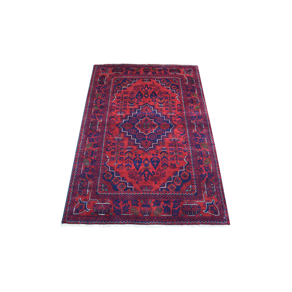 Hand Knotted Tribal Area Rug > Design# CCSR67816 > Size: 3'-3" x 4'-8"