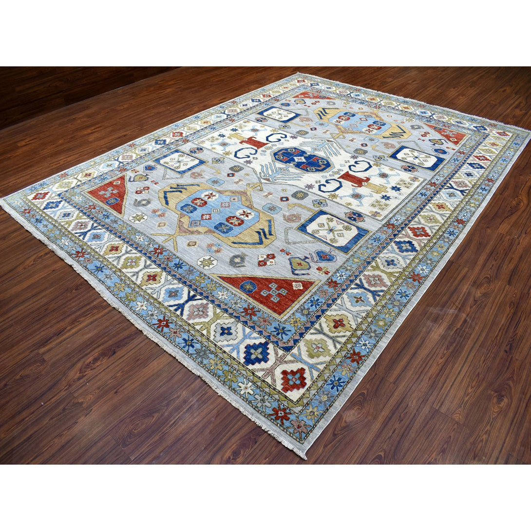Hand Knotted Traditional Decorative Area Rug > Design# CCSR67900 > Size: 9'-0" x 11'-10"