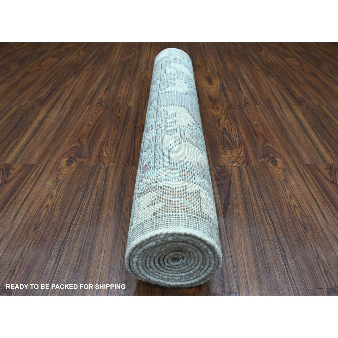 Hand Knotted Tribal Runner > Design# CCSR67916 > Size: 3'-10" x 12'-1"