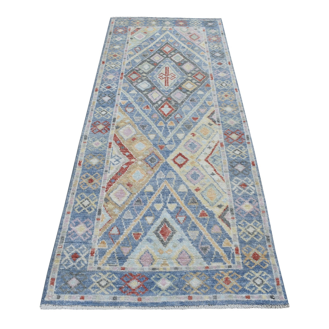 Hand Knotted Tribal Runner > Design# CCSR67937 > Size: 3'-1" x 8'-0"