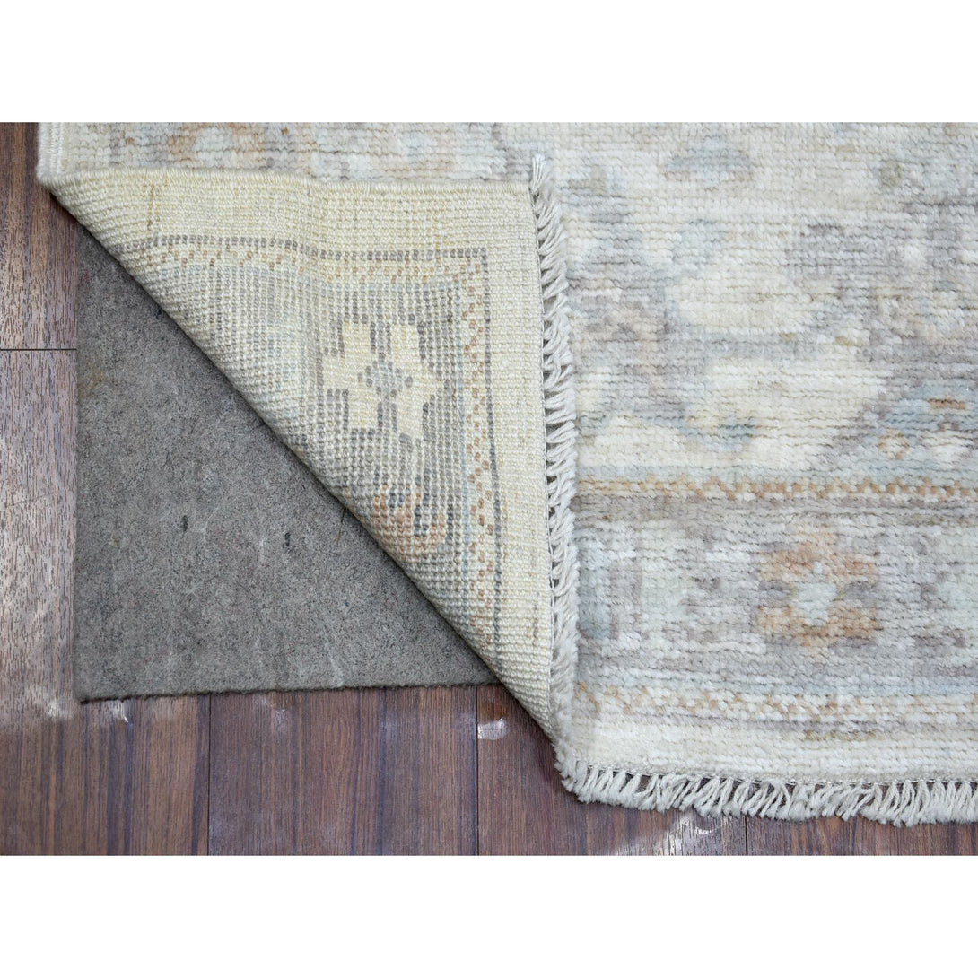 Hand Knotted Oushak And Peshawar Rectangle Runner > Design# CCSR71426 > Size: 3'-0" x 10'-0"