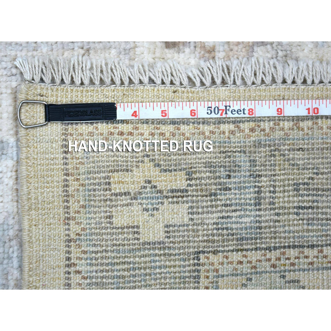 Hand Knotted Oushak And Peshawar Rectangle Runner > Design# CCSR71426 > Size: 3'-0" x 10'-0"