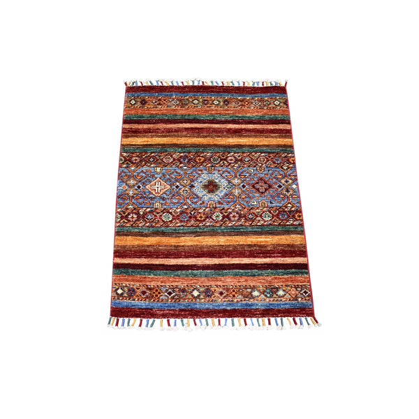 Handmade Kazak Doormat > Design# CCSR71660 > Size: 2'-2" x 3'-1"