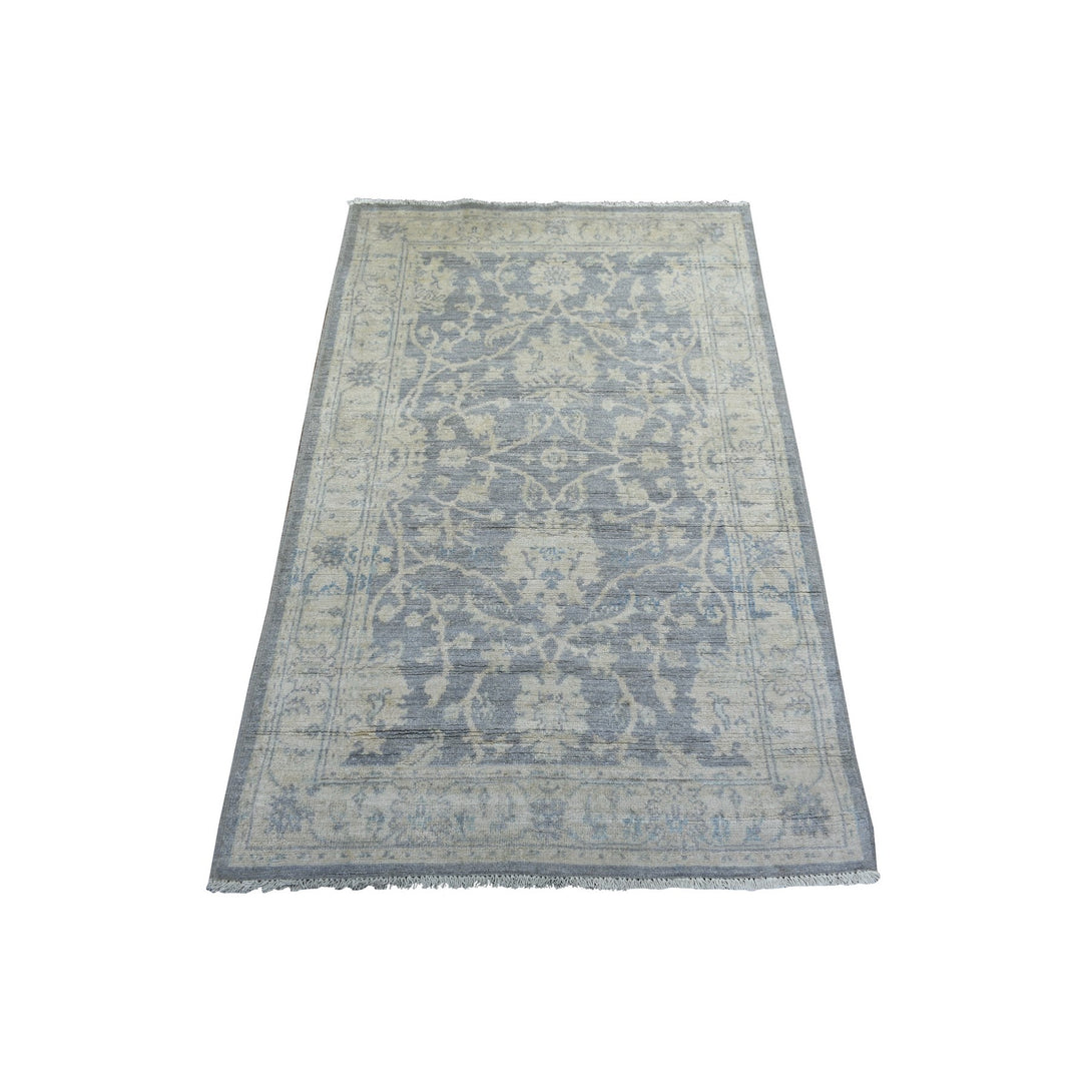 Hand Knotted Oushak And Peshawar Rectangle Area Rug > Design# CCSR72083 > Size: 3'-0" x 4'-10"