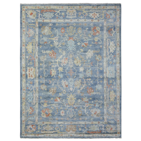 Hand Knotted Oushak And Peshawar Rectangle Area Rug > Design# CCSR72506 > Size: 9'-0" x 12'-0"