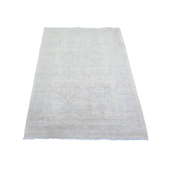 Hand Knotted Oushak And Peshawar Rectangle Area Rug > Design# CCSR73679 > Size: 3'-1" x 4'-10"
