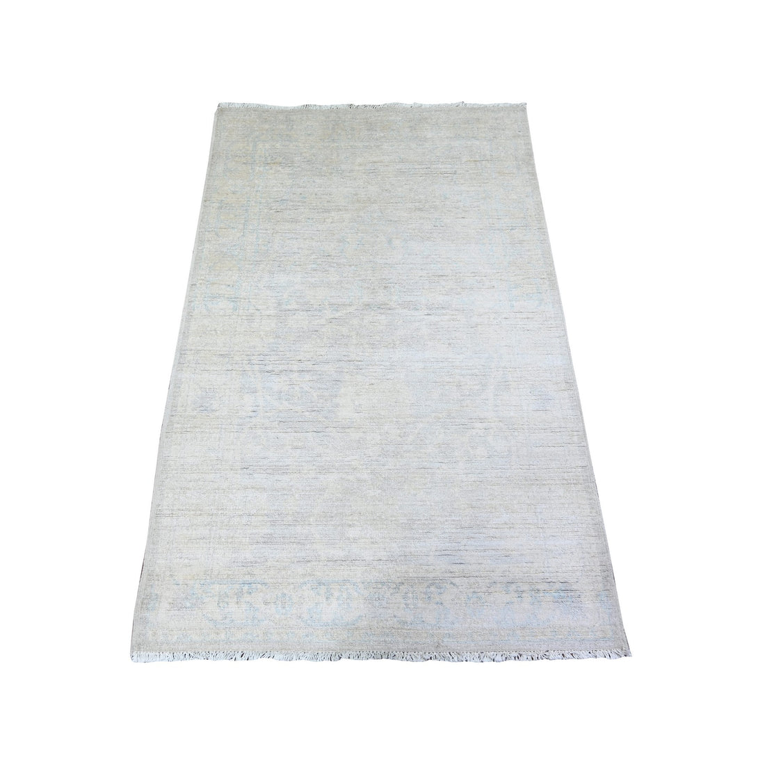 Hand Knotted Oushak And Peshawar Rectangle Area Rug > Design# CCSR74651 > Size: 3'-0" x 4'-10"