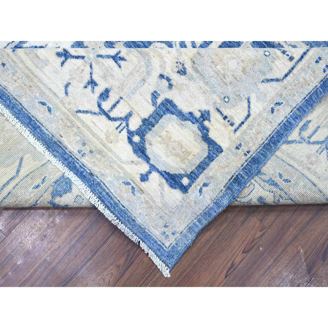 Hand Knotted Oushak And Peshawar Rectangle Area Rug > Design# CCSR74977 > Size: 9'-1" x 12'-0"