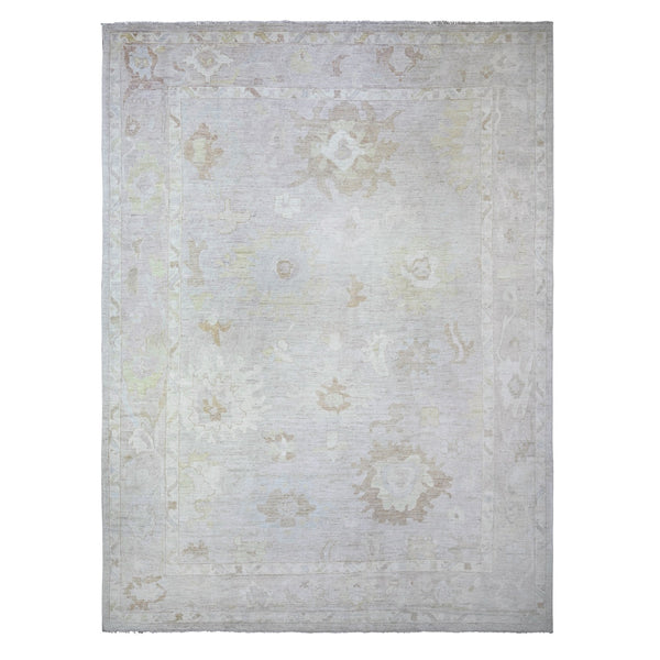 Hand Knotted Oushak And Peshawar Rectangle Area Rug > Design# CCSR74997 > Size: 11'-8" x 15'-6"