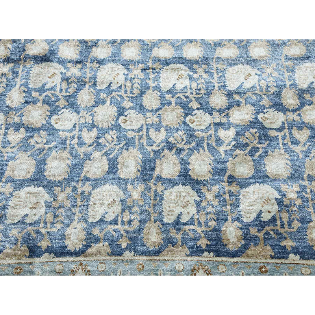 Handmade Khotan and Samarkand Area Rug > Design# CCSR75242 > Size: 8'-9" x 12'-0"