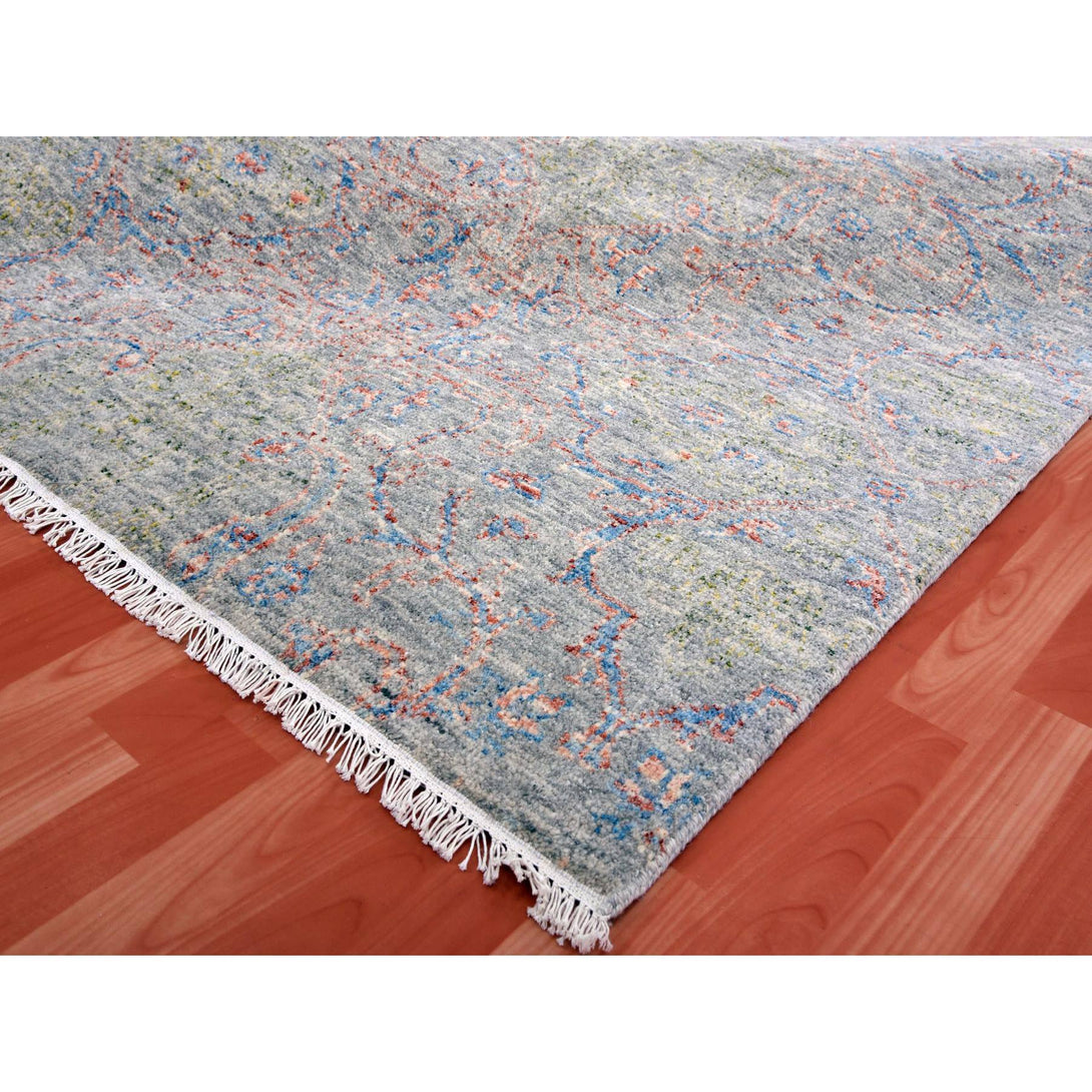 Hand Knotted Decorative Rugs Area Rug > Design# CCSR75303 > Size: 9'-1" x 12'-1"