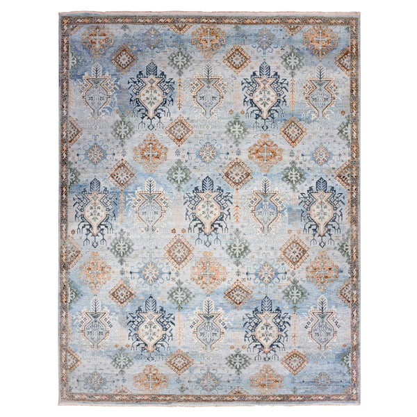 Hand Knotted Oushak And Peshawar Rectangle Area Rug > Design# CCSR75323 > Size: 9'-0" x 11'-10"