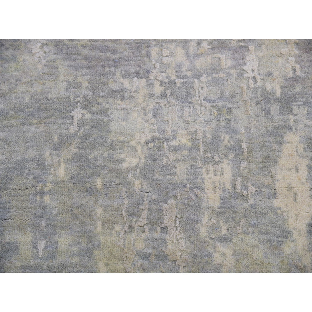 Hand Knotted Neutral Modern Rectangle Area Rug > Design# CCSR75330 > Size: 11'-10" x 17'-11"