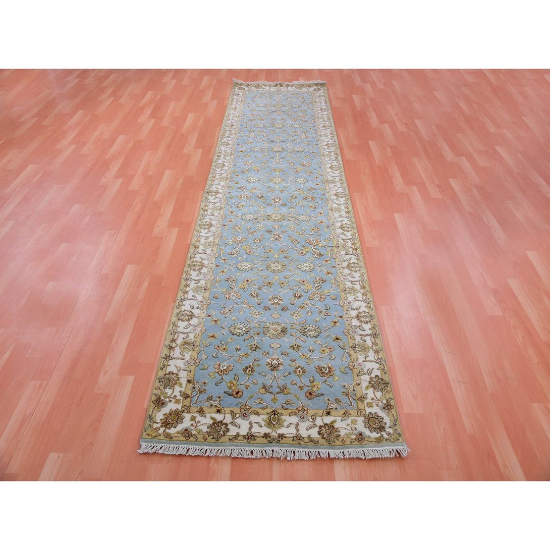 Hand Knotted Rajasthan Rectangle Runner > Design# CCSR75380 > Size: 3'-0" x 12'-2"