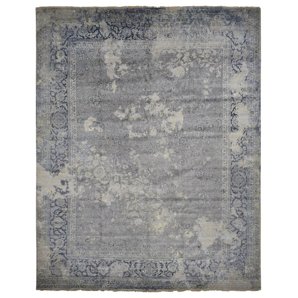 Hand Knotted Transitional Modern Rectangle Area Rug > Design# CCSR78005 > Size: 12'-1" x 15'-1"