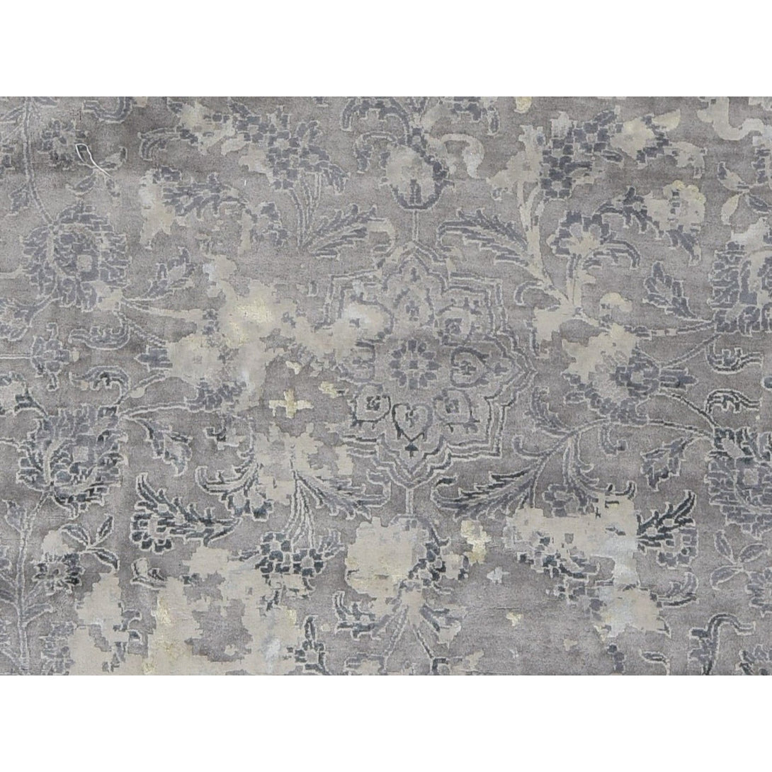 Hand Knotted Transitional Modern Rectangle Area Rug > Design# CCSR78005 > Size: 12'-1" x 15'-1"