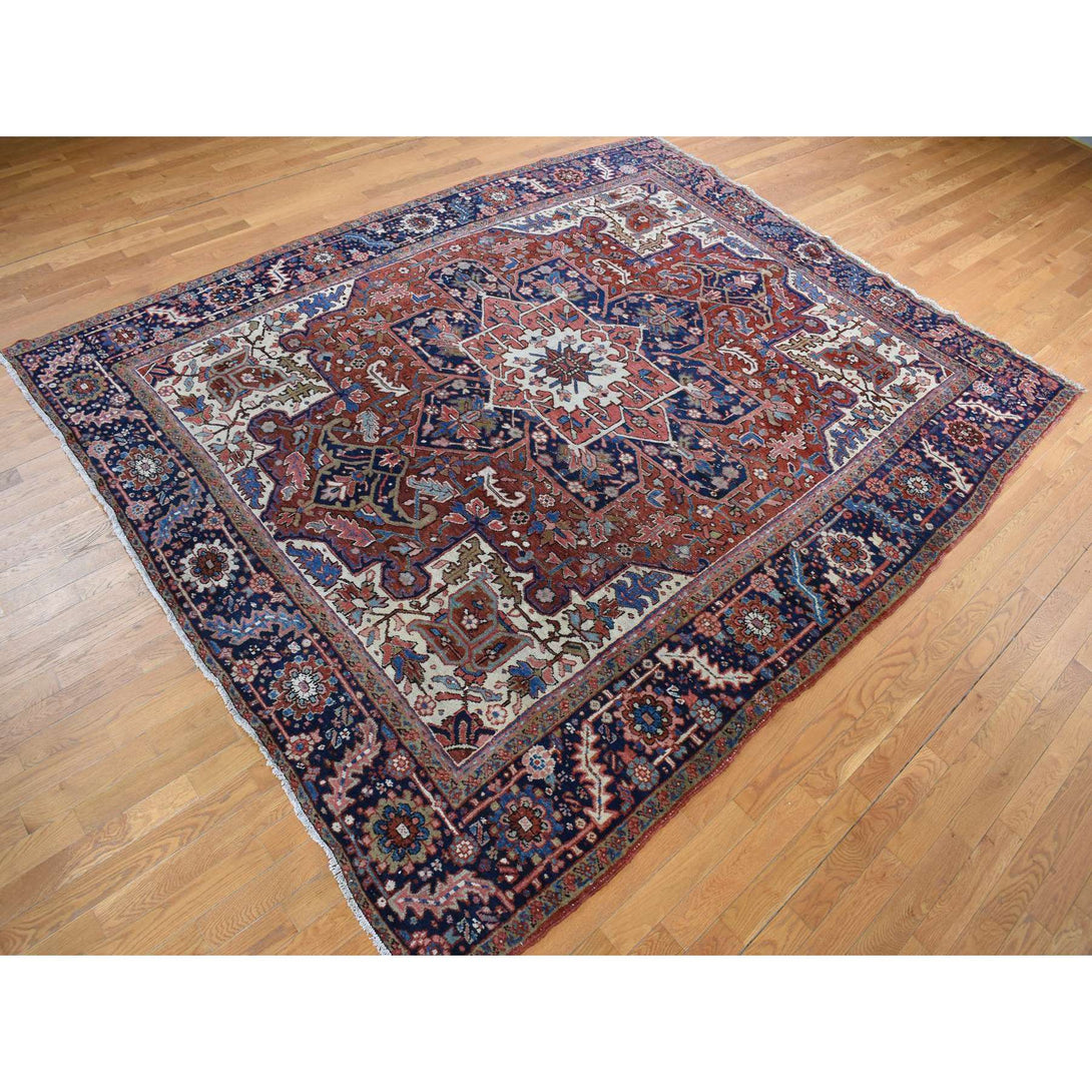 Hand Knotted  Rectangle Area Rug > Design# CCSR78058 > Size: 9'-1" x 11'-6"
