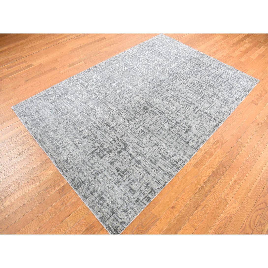 Hand Knotted  Rectangle Area Rug > Design# CCSR78075 > Size: 6'-2" x 9'-3"
