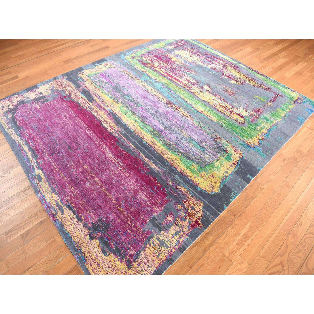 Hand Knotted  Rectangle Area Rug > Design# CCSR78086 > Size: 8'-0" x 9'-10"
