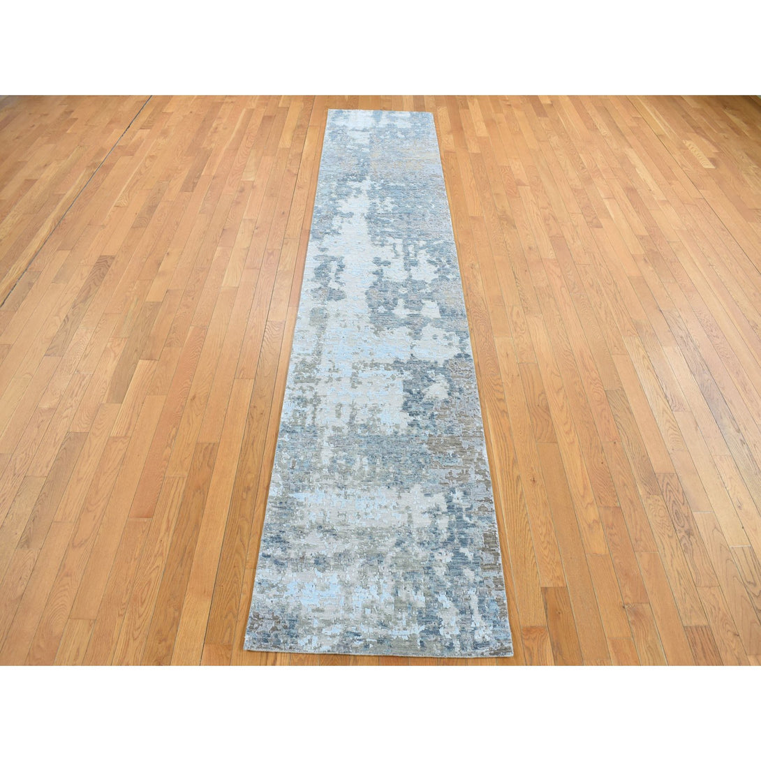 Hand Knotted  Rectangle Runner > Design# CCSR78093 > Size: 2'-6" x 12'-1"