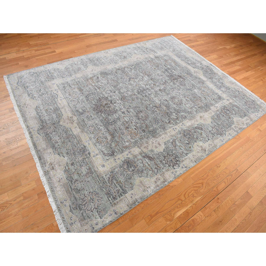 Hand Knotted  Rectangle Area Rug > Design# CCSR78111 > Size: 8'-10" x 11'-10"