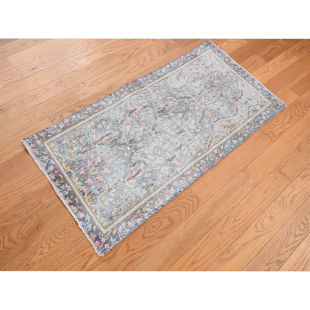 Hand Knotted  Rectangle Area Rug > Design# CCSR78133 > Size: 1'-9" x 3'-7"