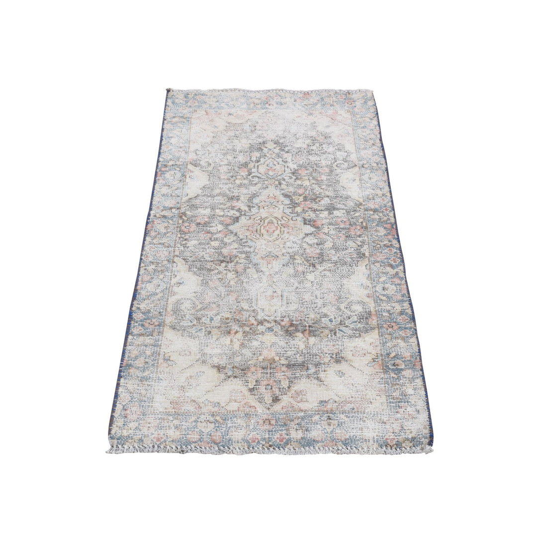 Hand Knotted  Rectangle Area Rug > Design# CCSR78139 > Size: 1'-10" x 3'-9"