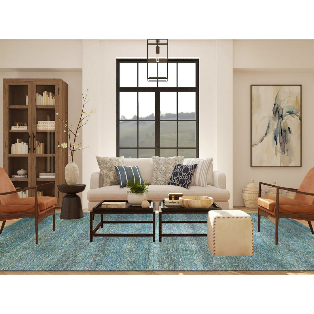 Hand Knotted  Rectangle Area Rug > Design# CCSR79789 > Size: 9'-1" x 12'-0"