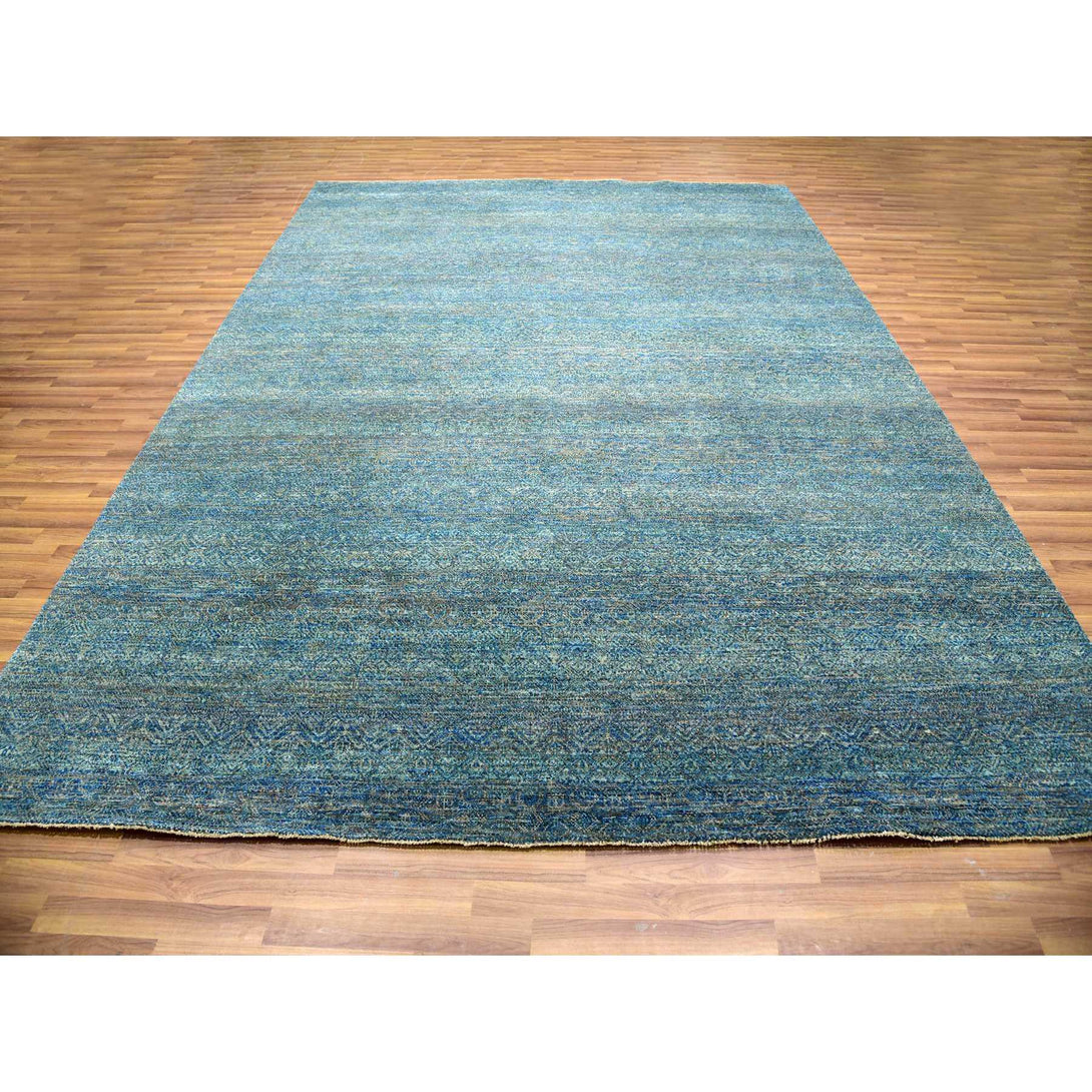 Hand Knotted  Rectangle Area Rug > Design# CCSR79789 > Size: 9'-1" x 12'-0"
