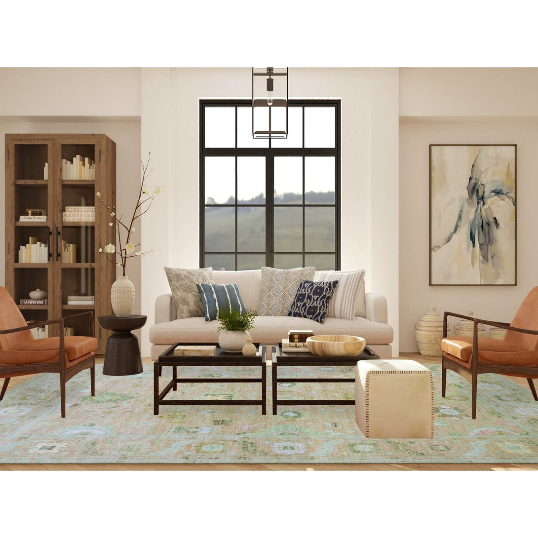 Hand Knotted  Rectangle Area Rug > Design# CCSR79848 > Size: 10'-1" x 14'-1"