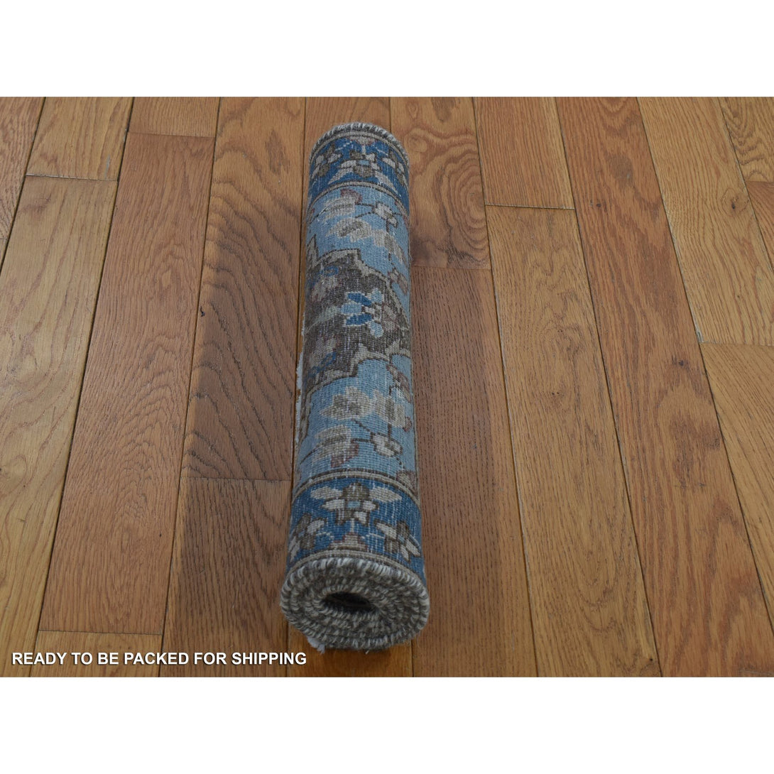 Handmade Overdyed & Vintage Doormat > Design# CCSR80304 > Size: 1'-9" x 3'-8"