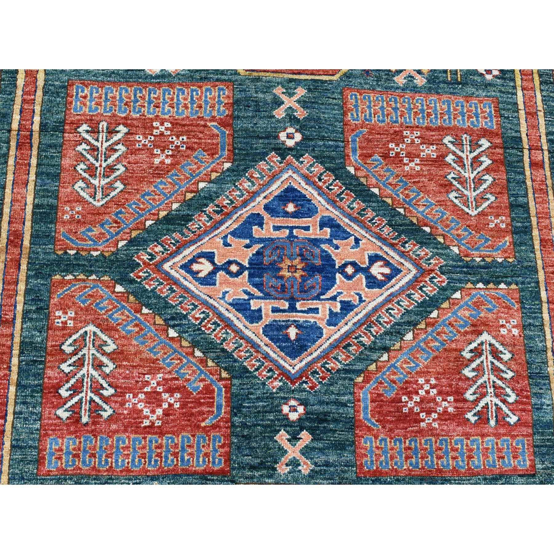 Handmade Kazak Area Rug > Design# CCSR80319 > Size: 5'-4" x 7'-9"