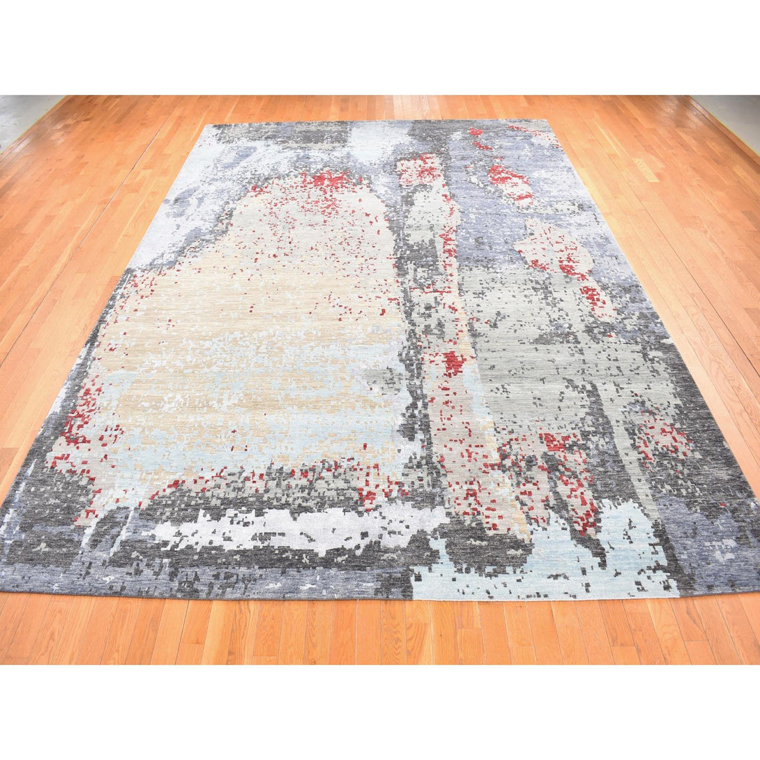 Handmade rugs, Carpet Culture Rugs, Rugs NYC, Hand Knotted Modern Area Rug > Design# CCSR80794 > Size: 10'-0" x 14'-2"