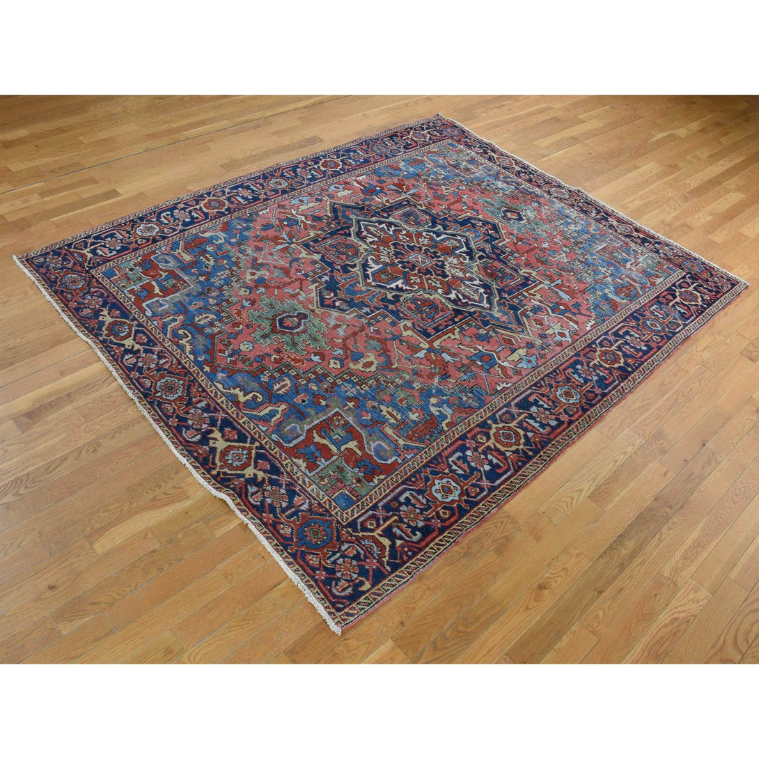 Handmade rugs, Carpet Culture Rugs, Rugs NYC, Hand Knotted Antique Heriz Area Rug > Design# CCSR80831 > Size: 7'-3" x 9'-8"