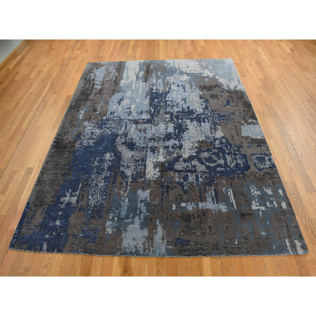 Handmade rugs, Carpet Culture Rugs, Rugs NYC, Hand Knotted Modern Area Rug > Design# CCSR80839 > Size: 8'-0" x 10'-4"