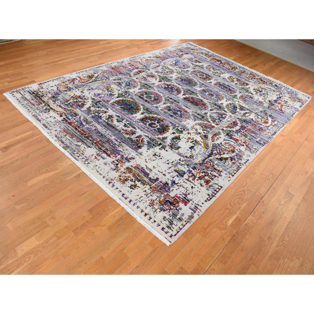 Handmade rugs, Carpet Culture Rugs, Rugs NYC, Hand Knotted Modern Area Rug > Design# CCSR80854 > Size: 9'-10" x 14'-3"