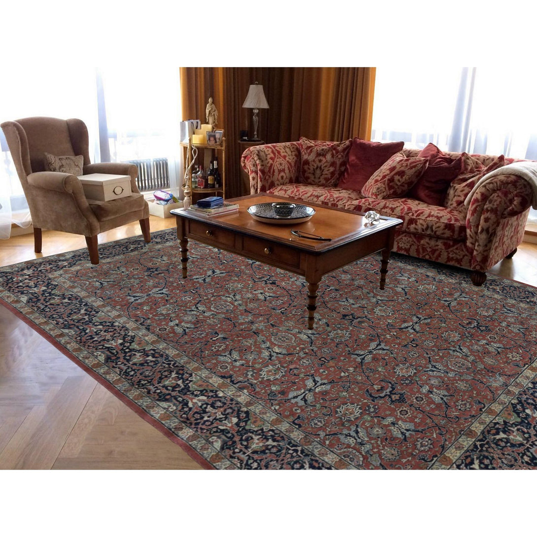Handmade rugs, Carpet Culture Rugs, Rugs NYC, Hand Knotted Antique Persian Area Rug > Design# CCSR80865 > Size: 8'-4" x 11'-0"